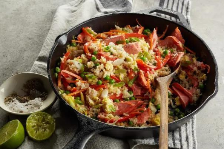 Alaska Salmon Fried Rice