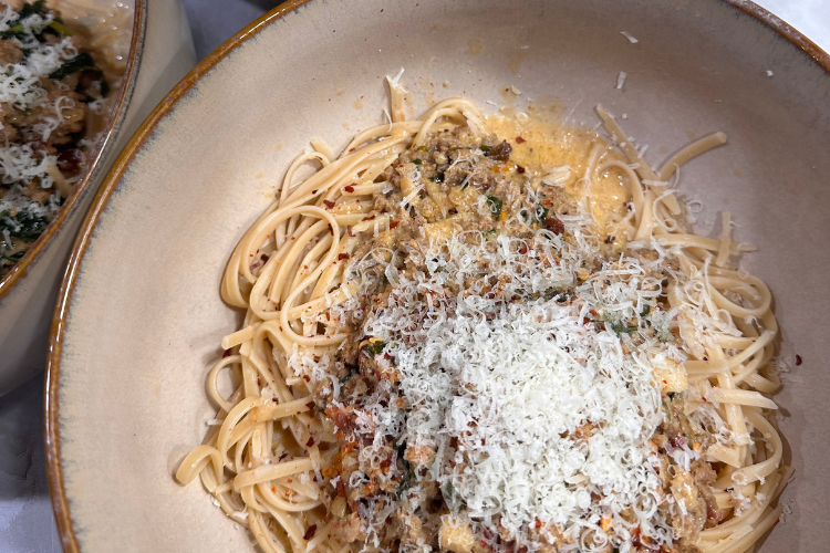 Creamy Italian Sausage Pasta with Sun-Dried Tomatoes