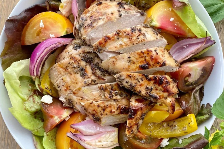 Grilled Chicken Breast Salad