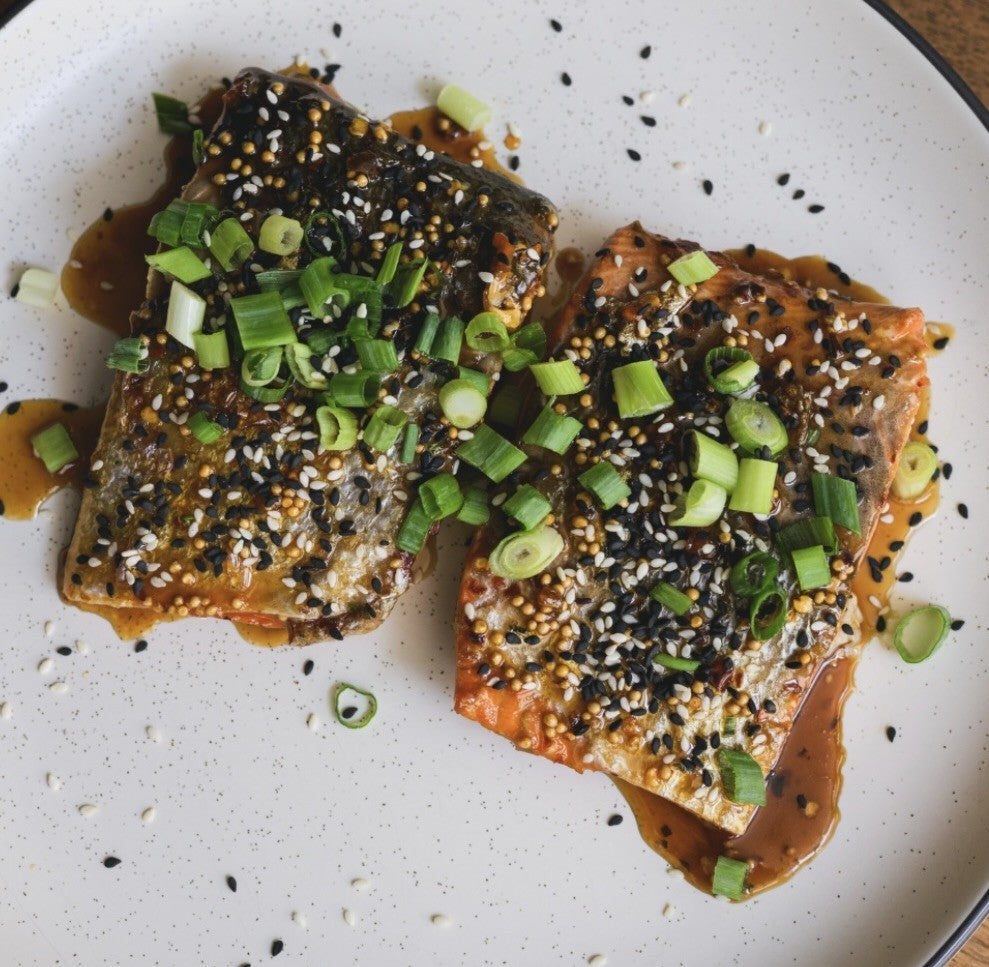 Honey Mustard Glazed Sockeye Salmon