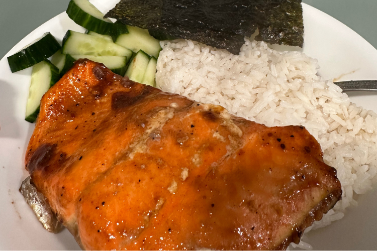 Honey Teriyaki Glazed Sockeye Salmon