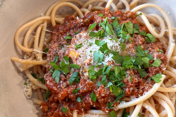 Spaghetti and Meat Sauce