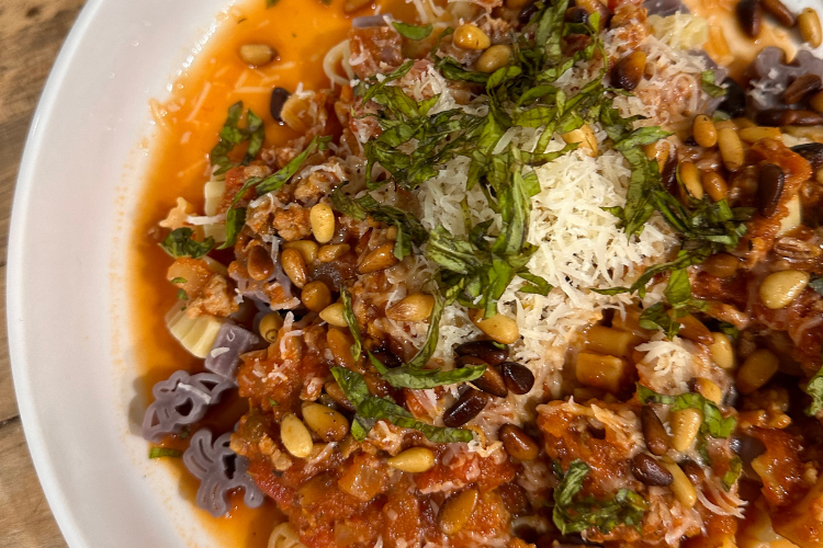 Spooky Pork Pasta Delight