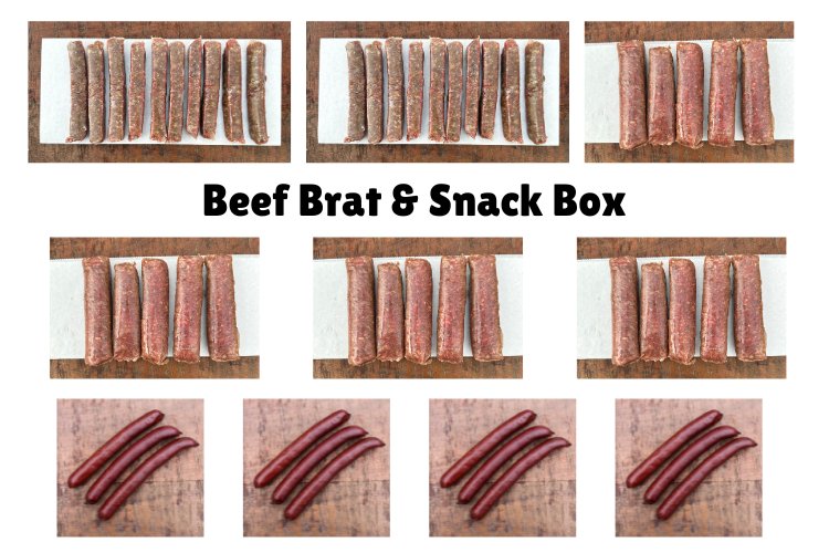 Ayers Valley Farm - Beef Brat & Snack Box - 7 lbs
