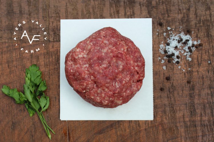 Ayers Valley Farm - Beef Ground Steak - 1 lb / pkg