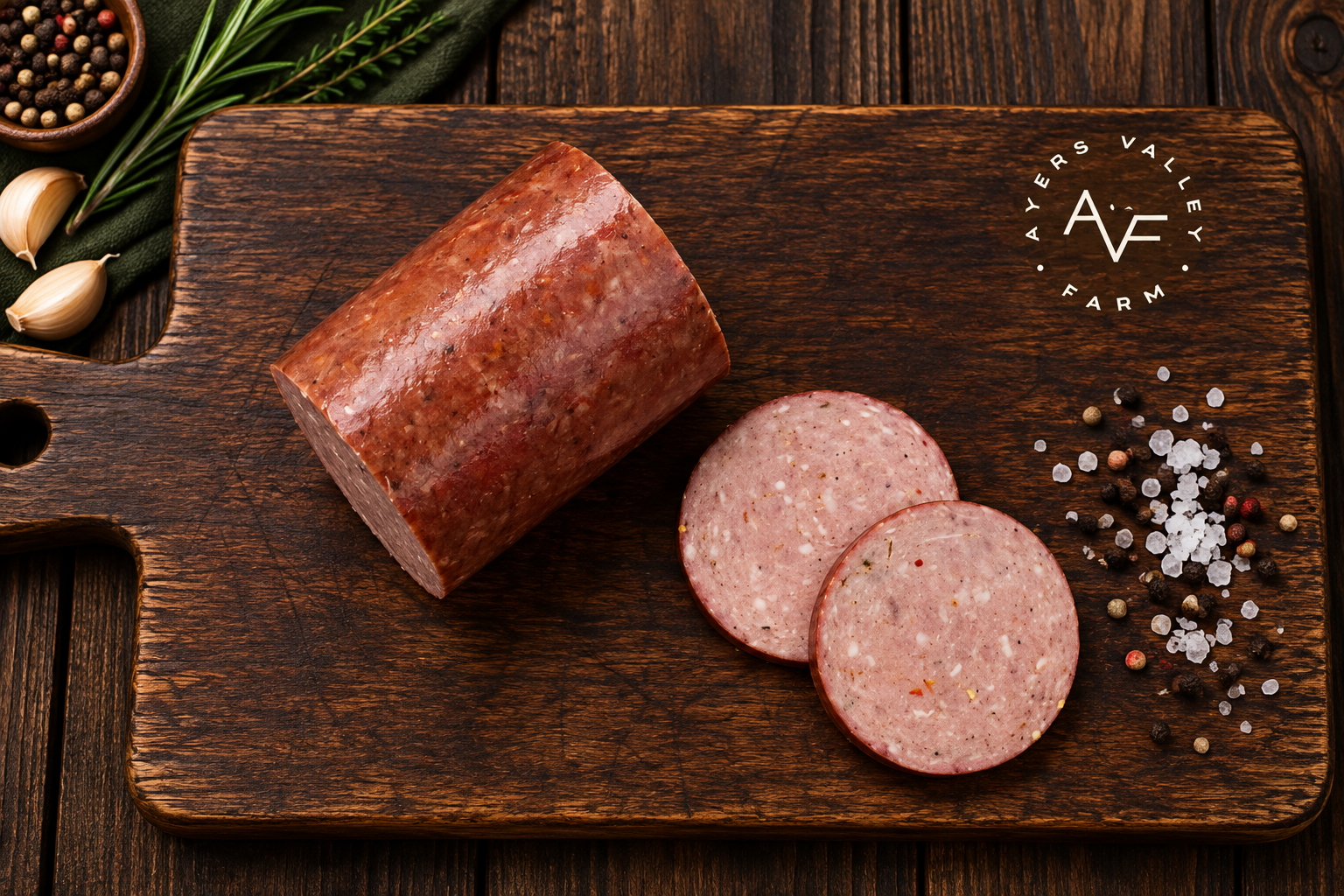Ayers Valley Farm - Beef Summer Sausage (Sugar Free)