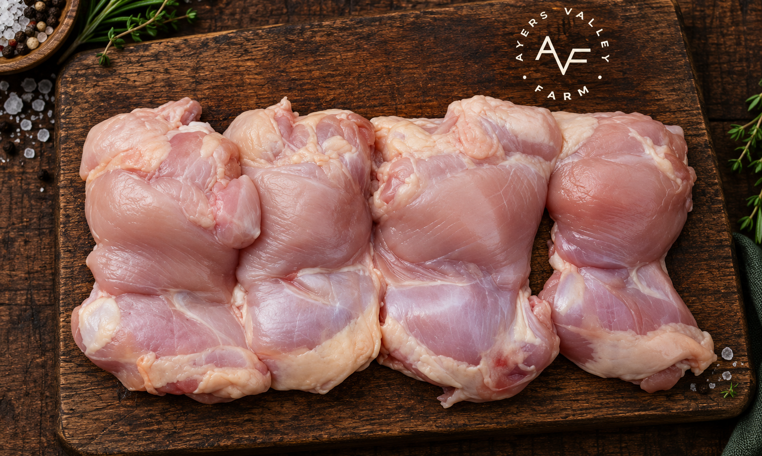 Ayers Valley Farm - Boneless Skinless Chicken Thighs