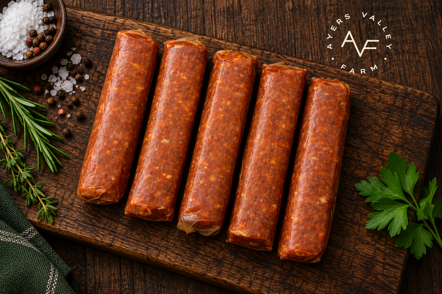 Ayers Valley Farm - Chicken Bratwurst (Chorizo, Sugar Free)