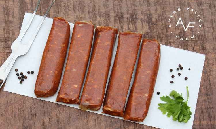 Ayers Valley Farm - Chicken Bratwurst (Chorizo, Sugar Free) - 10 x 3.2 oz links
