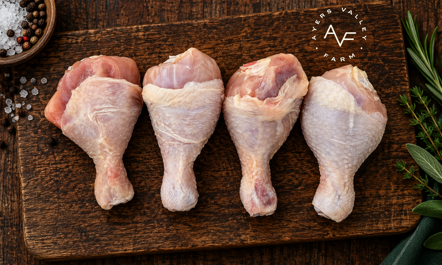 Ayers Valley Farm - Chicken Drumsticks - 1 lb / pkg