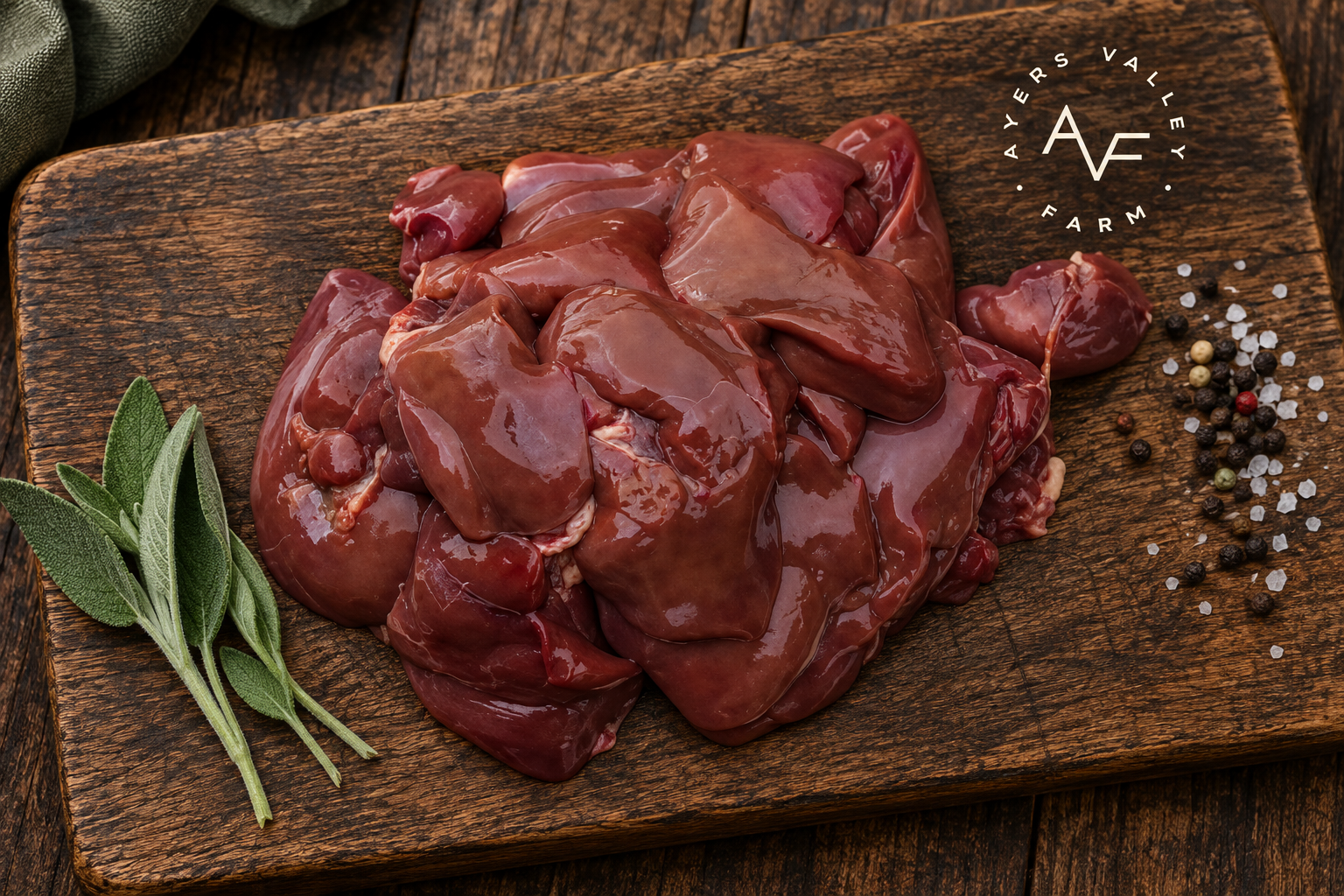 Ayers Valley Farm - Chicken Livers - 1.25 lb / pkg