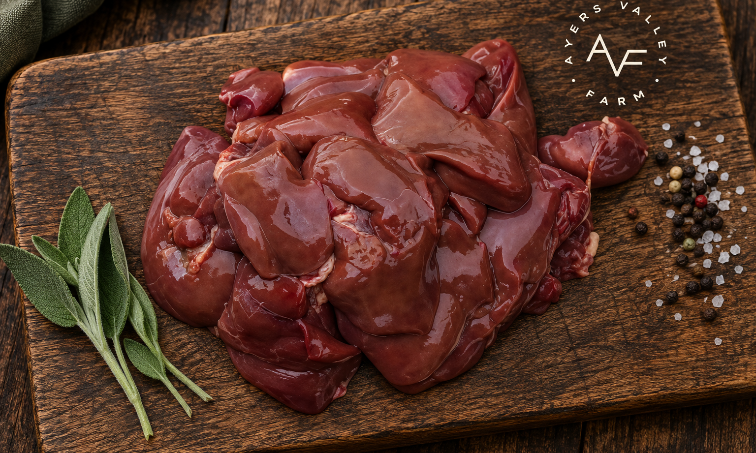Ayers Valley Farm - Chicken Livers - 1.25 lb / pkg