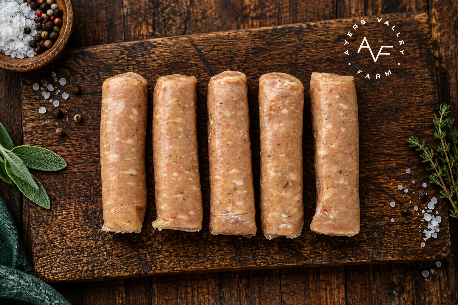 Ayers Valley Farm - Chicken Sausage Links (Sugar Free) - 1 lb / pkg
