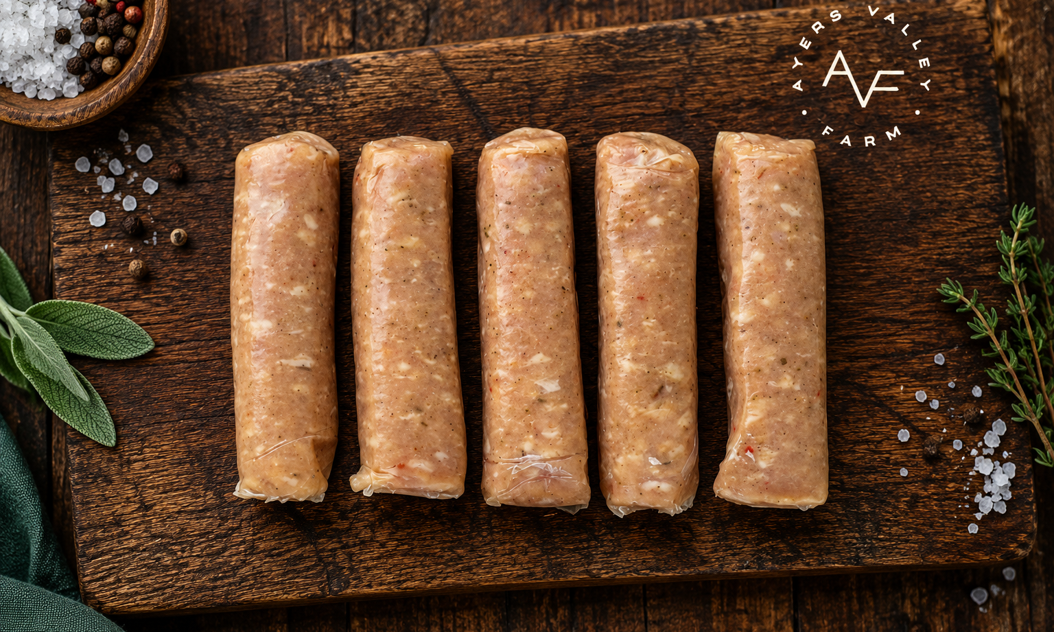 Ayers Valley Farm - Chicken Sausage Links (Sugar Free) - 1 lb / pkg