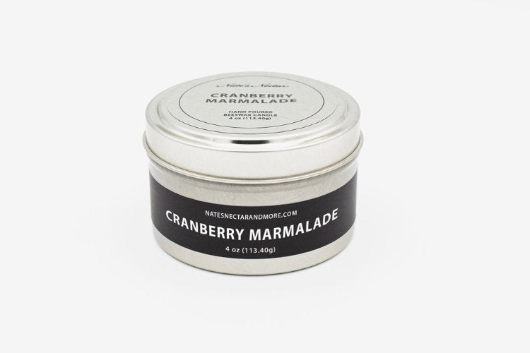 Ayers Valley Farm - Cranberry Marmalade Beeswax Candle - 6.5 oz / pkg
