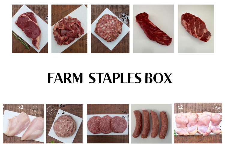 Ayers Valley Farm - Farm Staples Box - 14 lbs