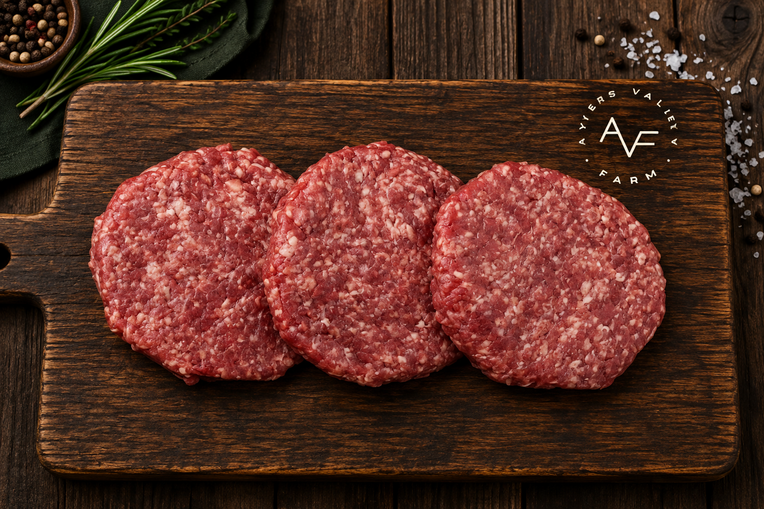 Ayers Valley Farm - Gourmet Ground Beef Burgers