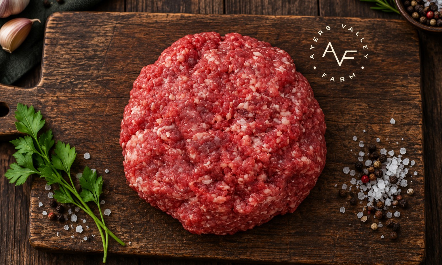 Ayers Valley Farm - Ground Beef - 1 lb / pkg