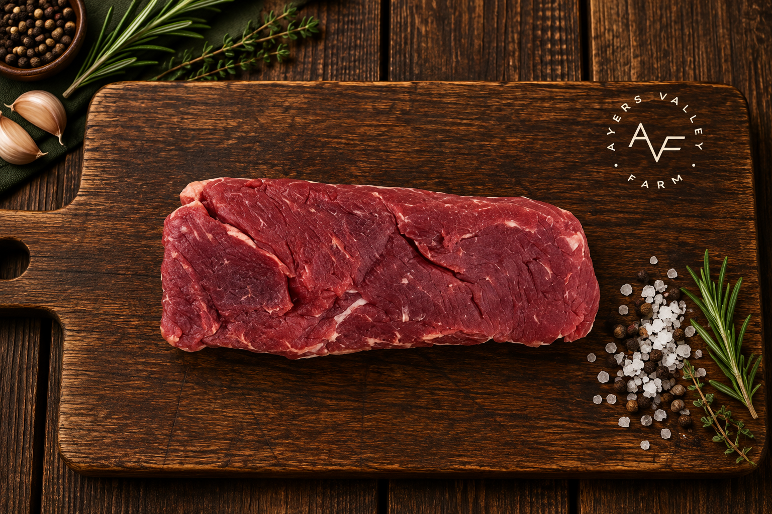 Ayers Valley Farm - Beef Hanging Tender Steak - 6 oz / pkg