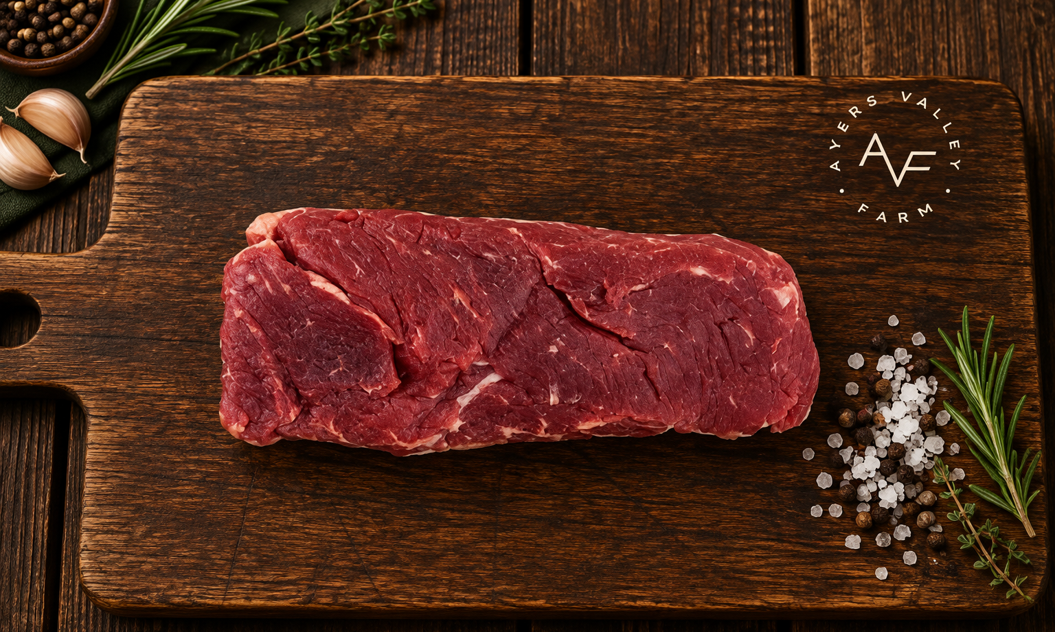 Ayers Valley Farm - Beef Hanging Tender Steak - 6 oz / pkg