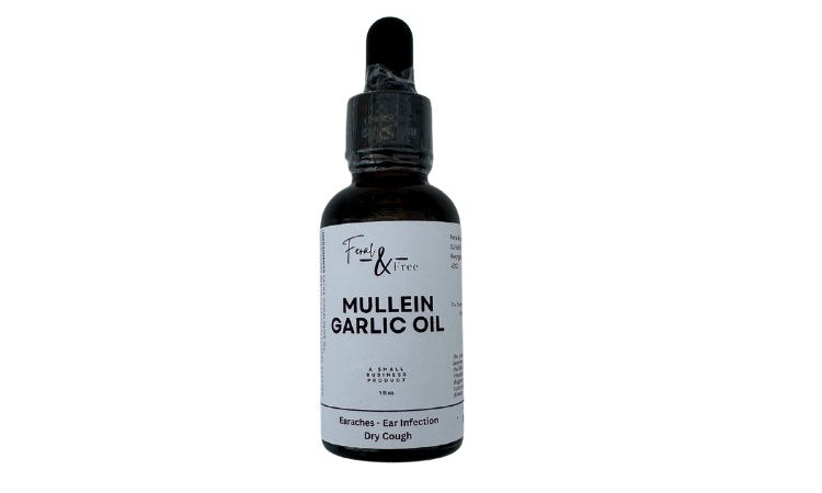 Ayers Valley Farm - Mullein Garlic Oil - 1 fl. oz