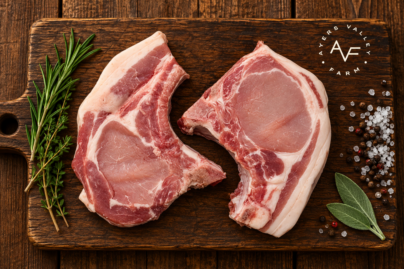 Ayers Valley Farm - Bone-In Pork Chops