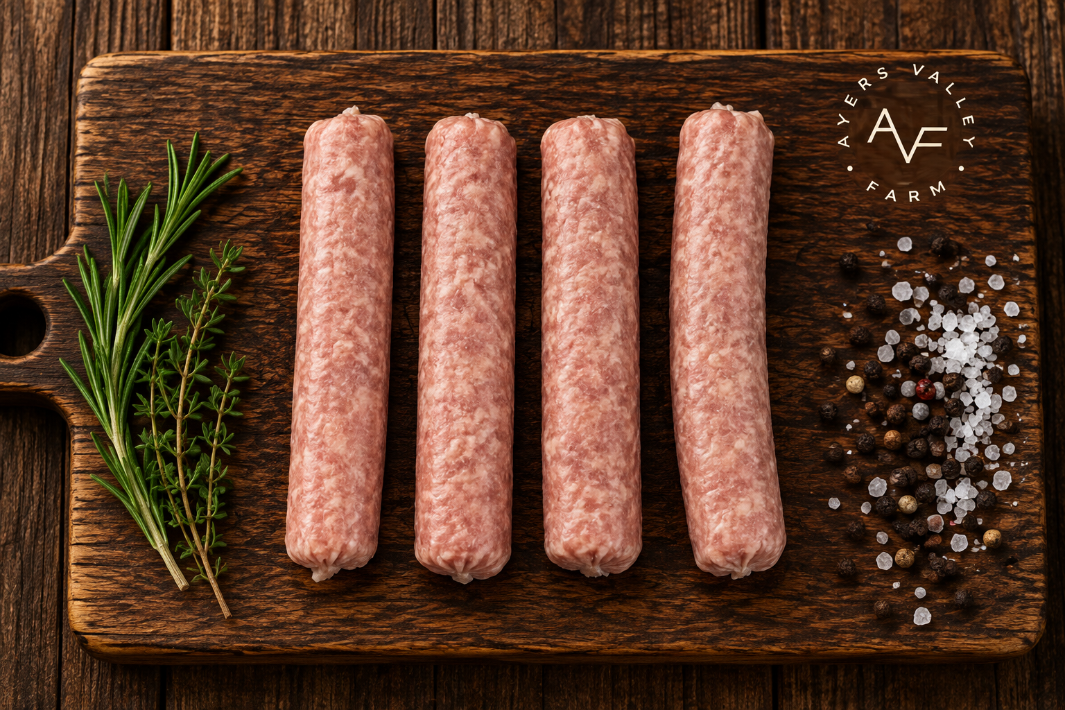Ayers Valley Farm - Pork Bratwurst (Sugar Free)