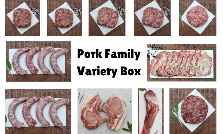 Ayers Valley Farm - Pork Family Variety Box - 11 lbs