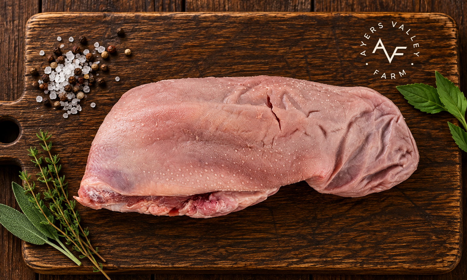 Ayers Valley Farm - Pork Tongue - 14 oz / pkg
