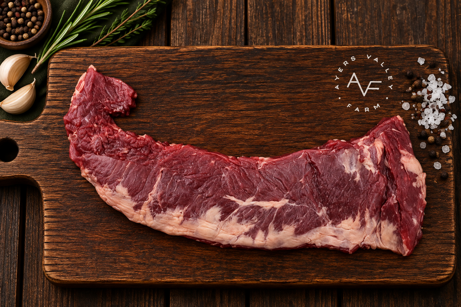 Ayers Valley Farm - Beef Skirt Steak - 8 oz / pkg