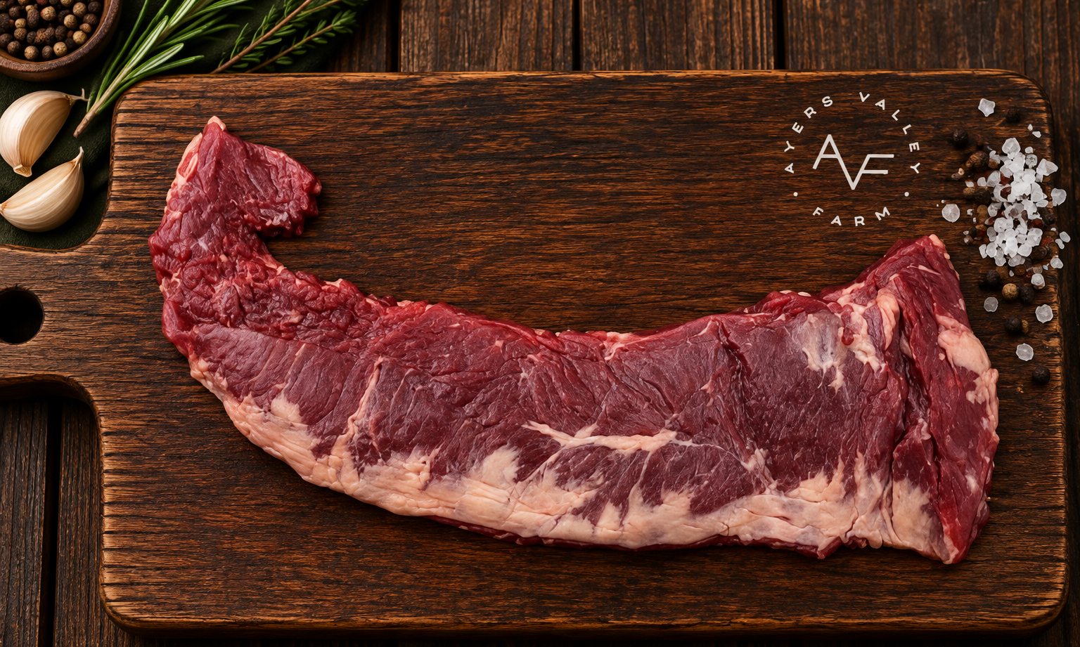Ayers Valley Farm - Beef Skirt Steak - 8 oz / pkg