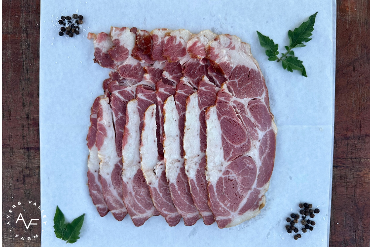 Ayers Valley Farm - Pork Cottage Bacon (Salt Cured, Sugar Free)